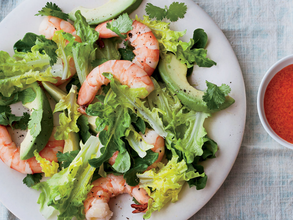 Shrimp Salad Dressings
 Avocado and Shrimp Salad with Red Goddess Dressing Recipe