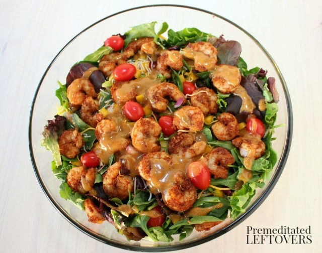 Shrimp Salad Dressings
 Southwest Shrimp Salad with Spicy Honey Lime Dressing