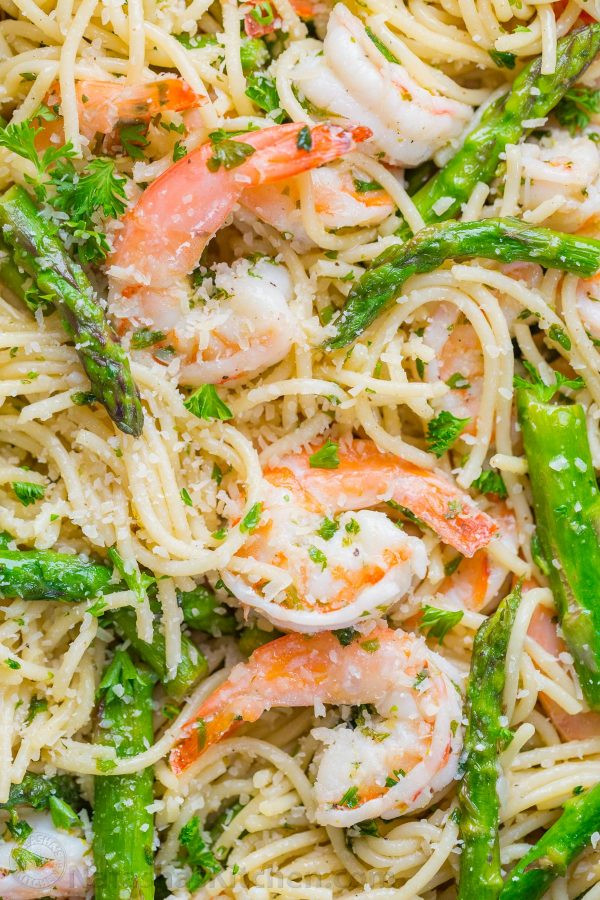 Shrimp Scampi Pasta
 Shrimp Scampi Pasta with Asparagus VIDEO