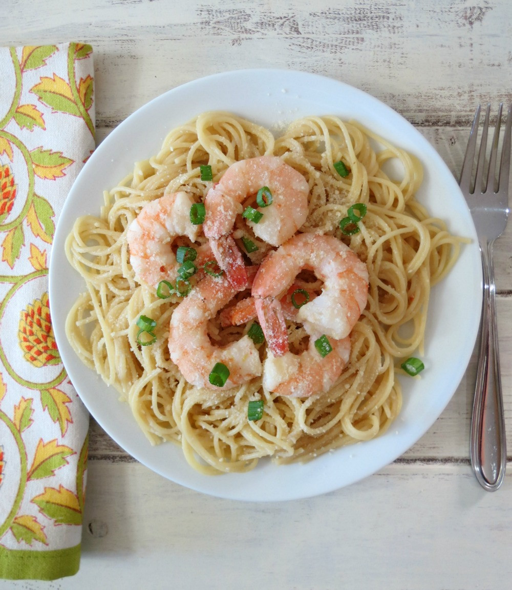 Shrimp Scampi Pasta
 Lemon Infused Shrimp Scampi Pasta