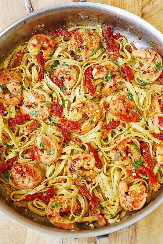 Shrimp Scampi Pasta
 Shrimp Scampi Pasta with Sun Dried Tomatoes Julia s Album