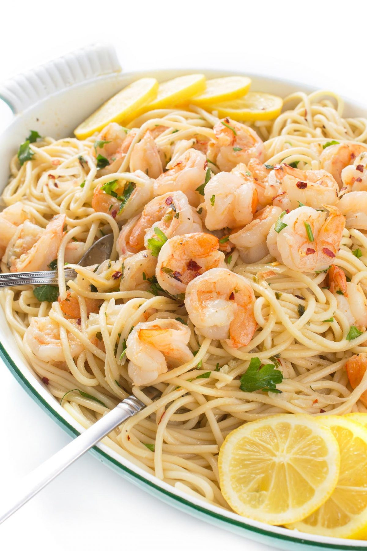 Shrimp Scampi Pasta
 Shrimp Scampi with Pasta or Zoodles