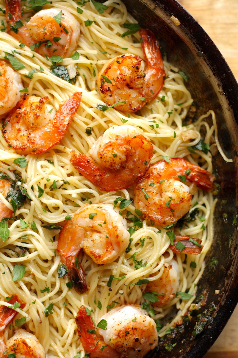 Shrimp Scampi Pasta
 Shrimp Scampi with Pasta Recipe