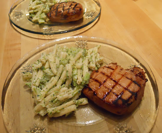 Side Dish For Pork Chops
 Pork Chops and Broccoli Pasta Tim & Victor s Totally
