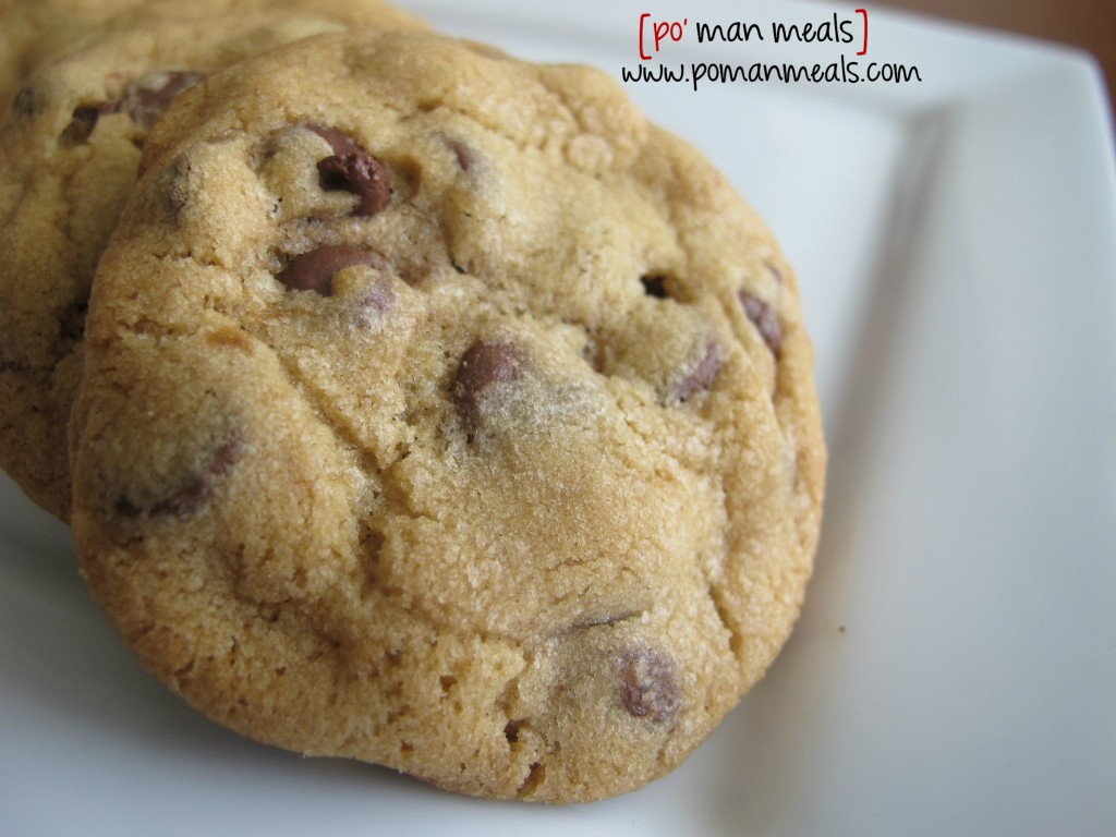 Simple Chocolate Chip Cookies
 po man meals simple chocolate chip cookies