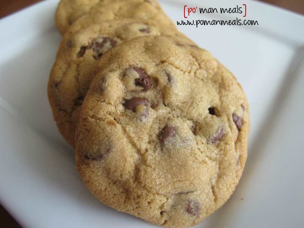 Simple Chocolate Chip Cookies
 po man meals simple chocolate chip cookies