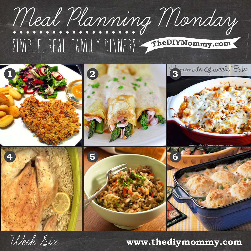 Simple Family Dinners
 Meal Planning Monday Week 6 – Simple Real Family Dinners