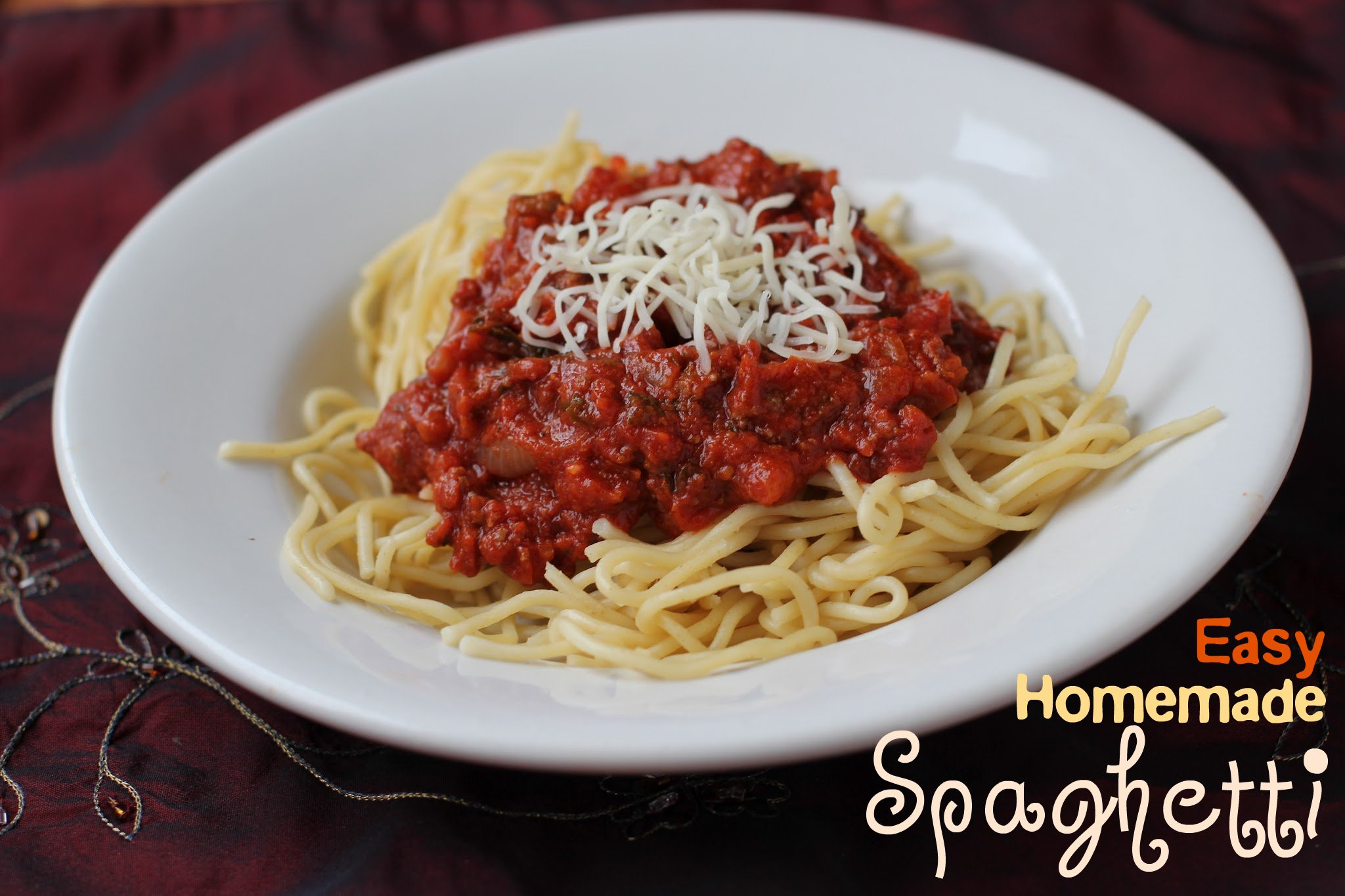 Simple Spaghetti Sauce Recipe
 Easy Homemade Spaghetti Sauce Great for the Freezer