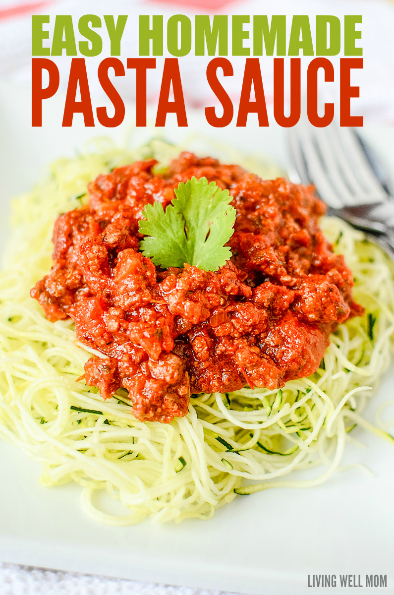 Simple Spaghetti Sauce Recipe
 Easy Homemade Pasta Sauce with Meat