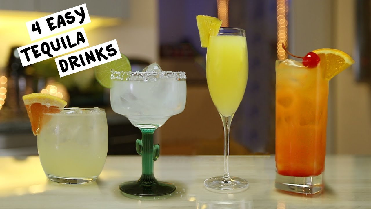 Simple Tequila Mixed Drinks
 Four Easy Tequila Drinks