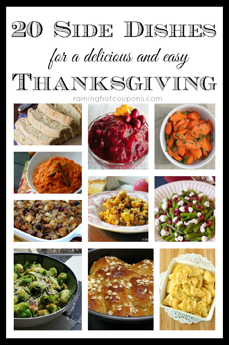 Simple Thanksgiving Dinners
 20 Side Dishes for a Delicious and Easy Thanksgiving Dinner
