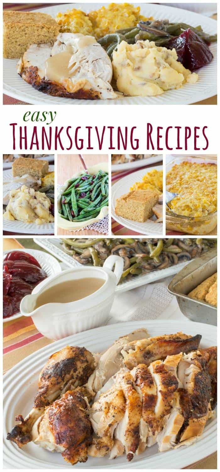 Simple Thanksgiving Dinners
 Easy Thanksgiving Recipes Cupcakes & Kale Chips