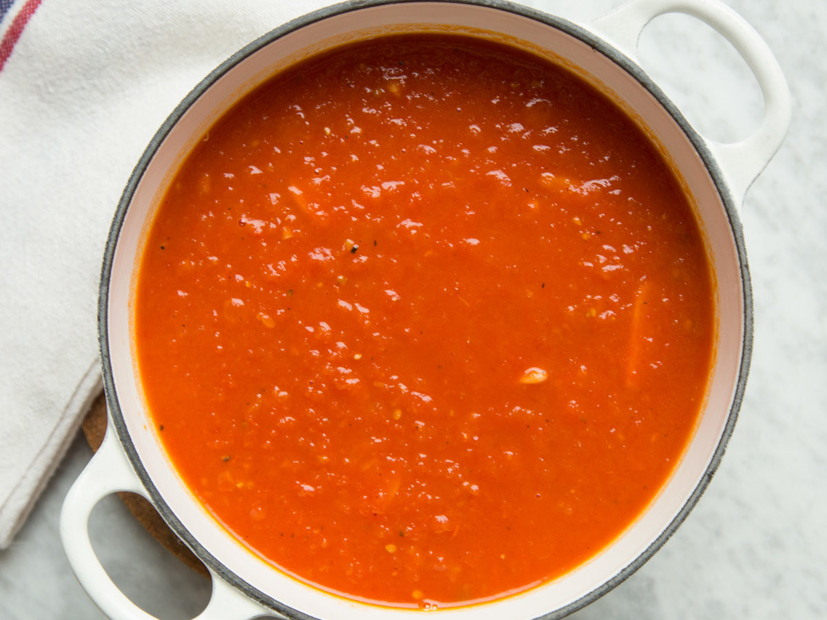 Simple Tomato Sauce
 Basic Tomato Sauce from Fresh Tomatoes Recipe Grace