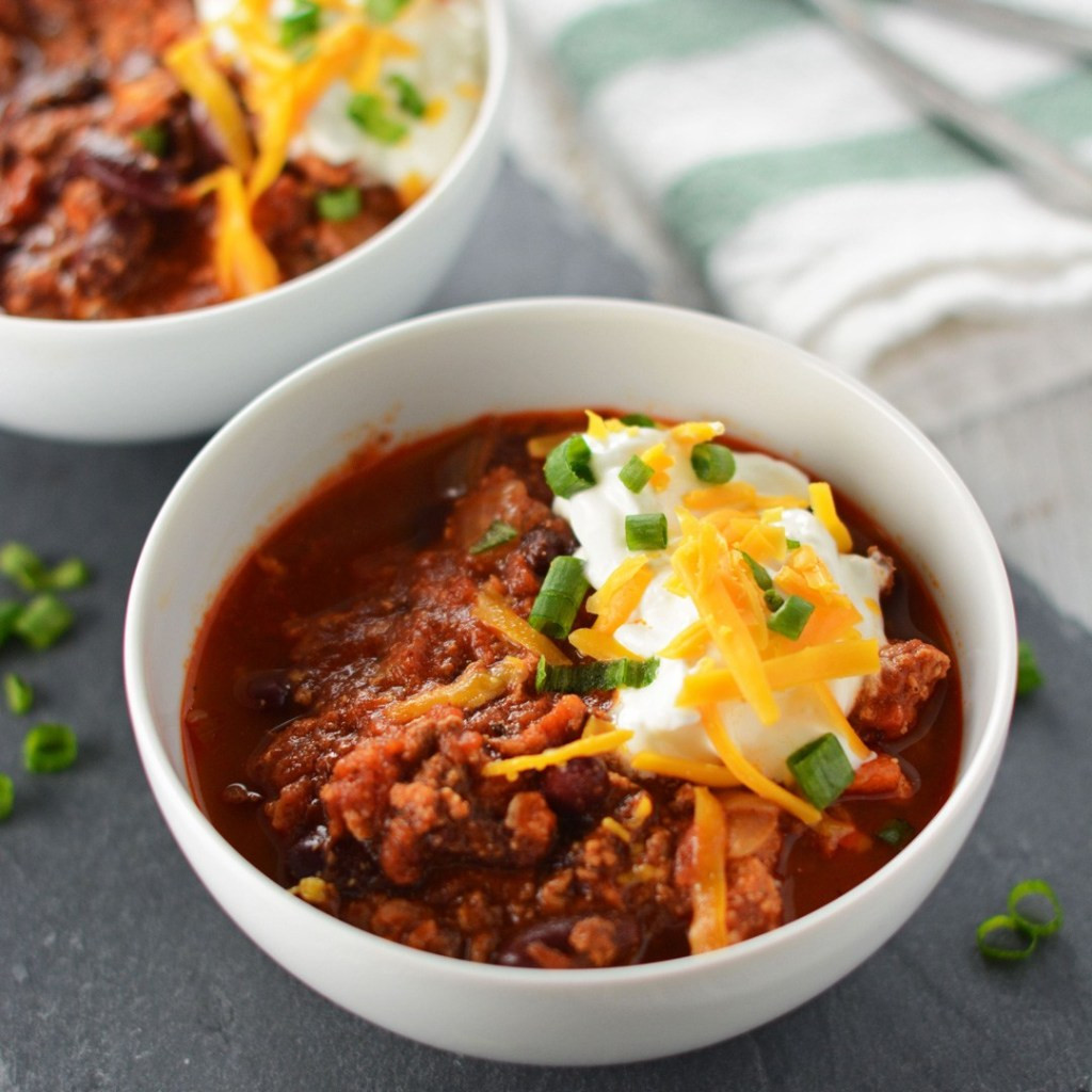 Simple Turkey Chili
 Simple Turkey Chili with Kidney Beans