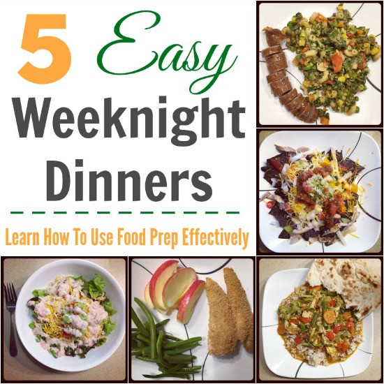 Simple Weeknight Dinners
 5 Easy Weeknight Dinners
