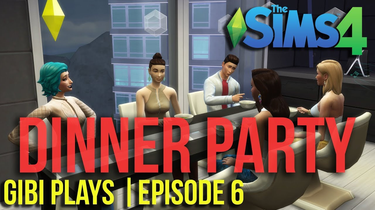 Sims 4 Dinner Party
 Gibi Plays