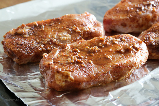 Skinnytaste Pork Chops
 Quick Garlic Lime Marinated Pork Chops