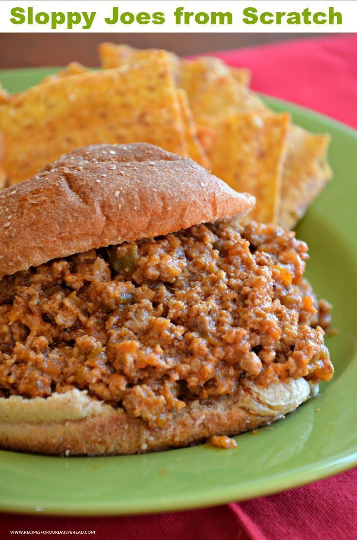 Sloppy Joes Sauce
 SLOPPY JOES FROM SCRATCH MAKE CHILDHOOD MEMORIES