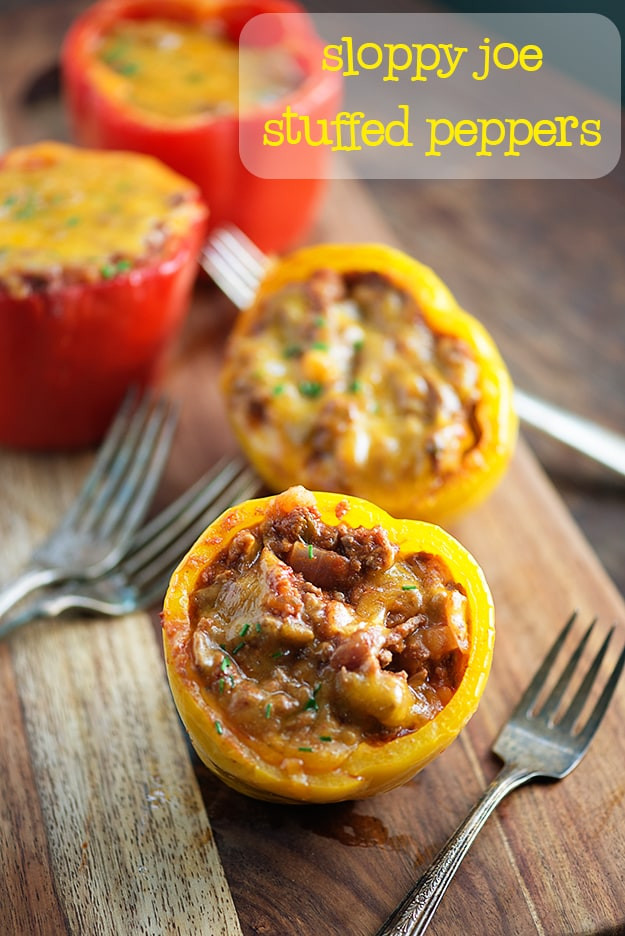 Sloppy Joes Sauce
 Sloppy Joe Stuffed Peppers — Buns In My Oven