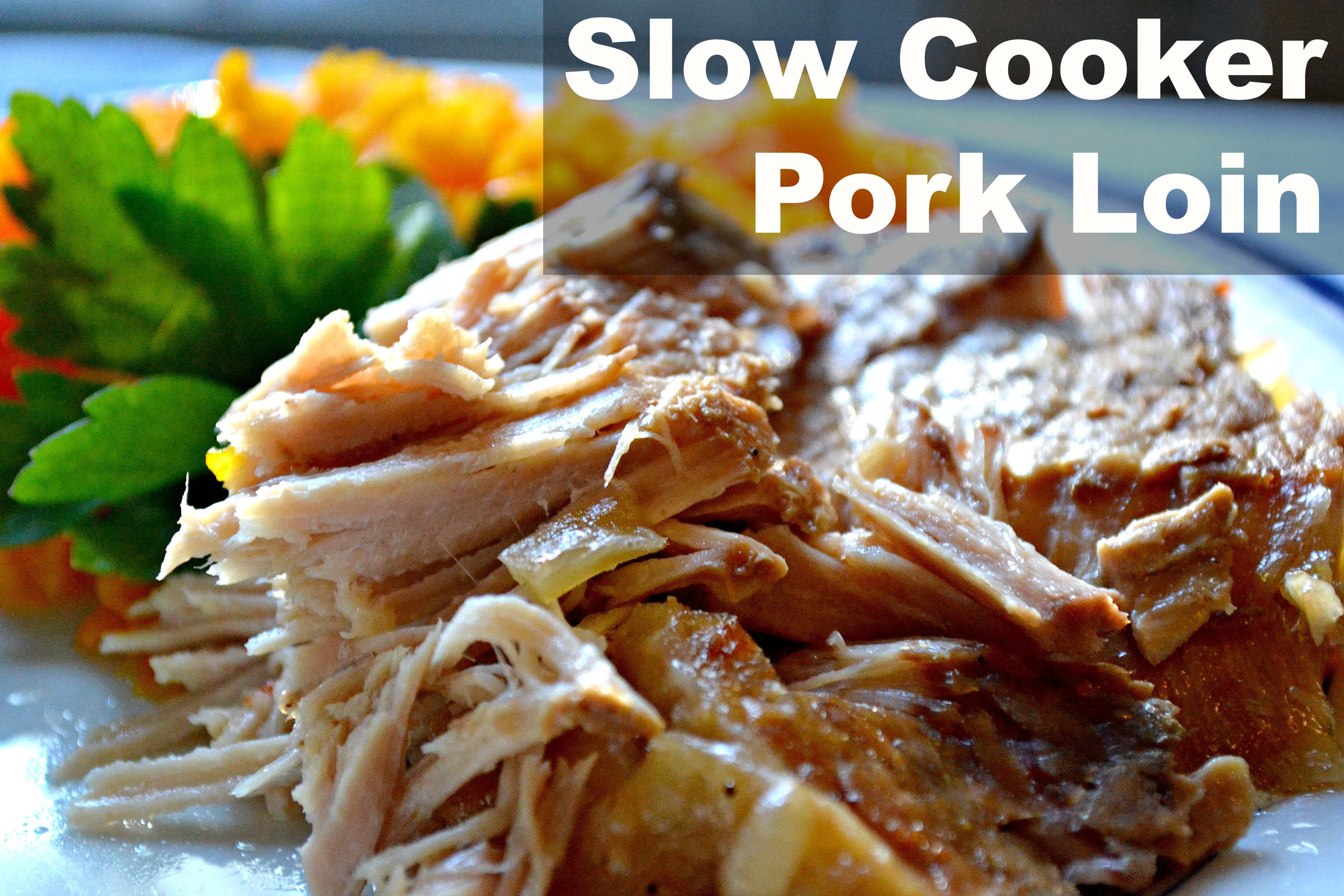 Slow Cook Pork Loin
 Two Slow Cooker Pork Loin Recipes Blissfully Domestic