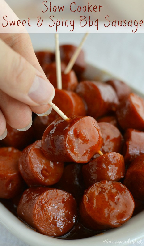 Slow Cooker Appetizer Recipes
 Slow Cooker Recipe Sweet and Spicy Bbq Sausage