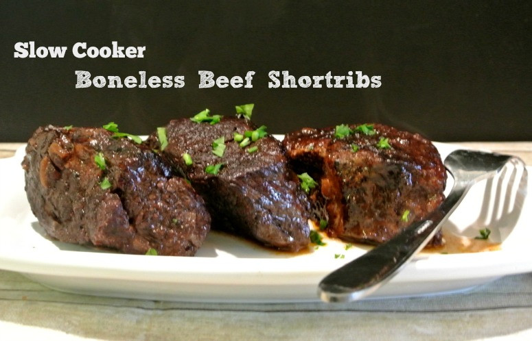 Slow Cooker Boneless Beef Ribs
 Slow Cooker Boneless Beef Short Ribs Recipe