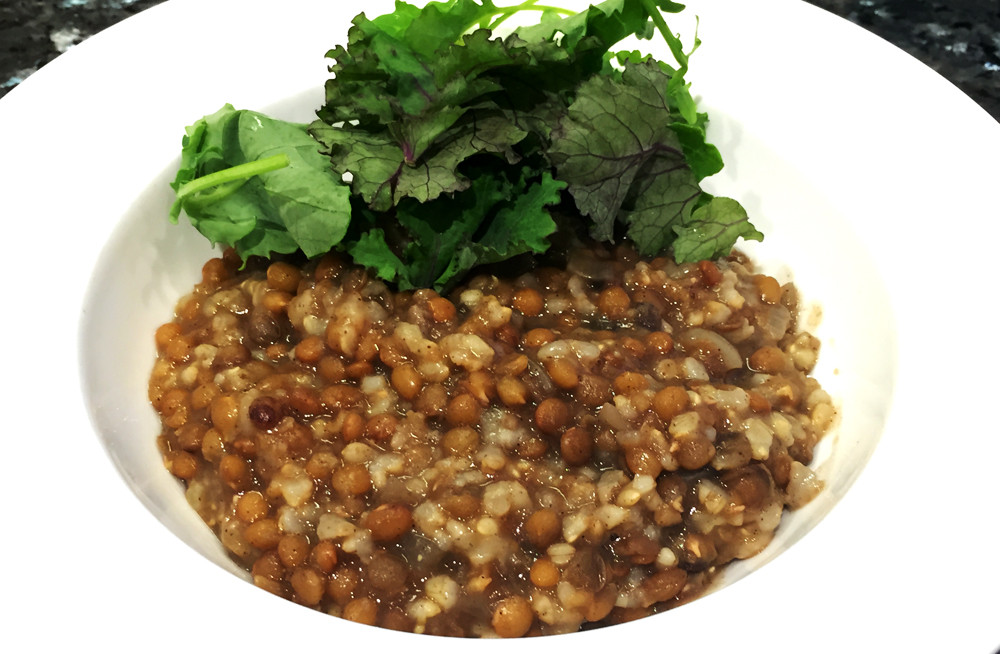 Slow Cooker Brown Rice
 Slow Cooked Egyptian Lentils and Brown Rice