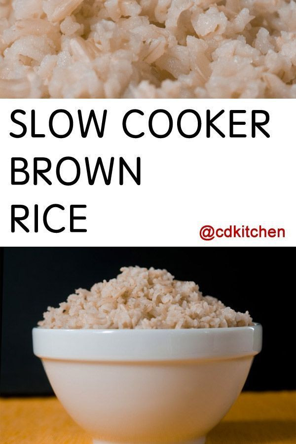 Slow Cooker Brown Rice
 Check out Slow Cooker Brown Rice It s so easy to make