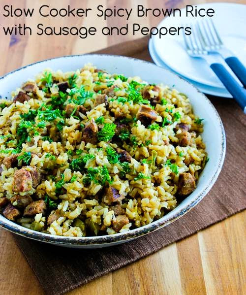 Slow Cooker Brown Rice
 Kalyn s Kitchen Slow Cooker Spicy Brown Rice with