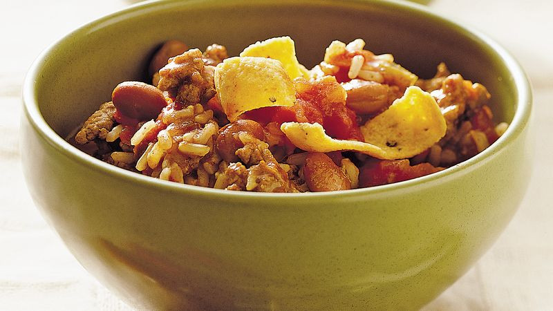 Slow Cooker Brown Rice
 Slow Cooker Turkey and Brown Rice Chili recipe from Betty