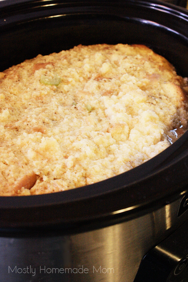 Slow Cooker Cornbread
 Slow Cooker Cornbread Stuffing