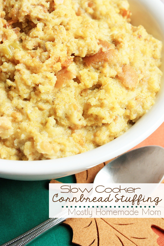 Slow Cooker Cornbread
 Slow Cooker Cornbread Stuffing