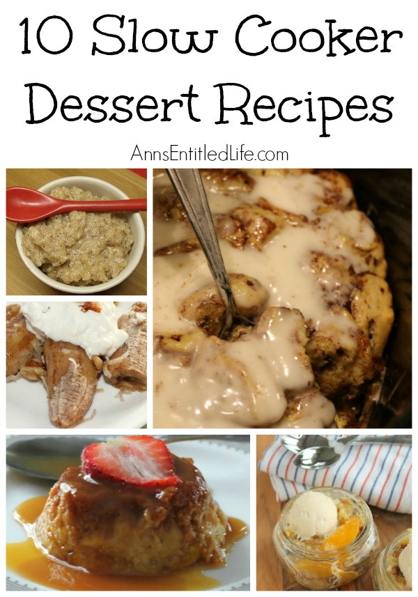 Slow Cooker Desserts Using Cake Mixes
 10 Slow Cooker Dessert Recipes