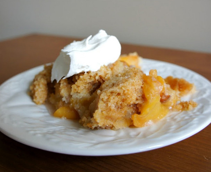 Slow Cooker Desserts Using Cake Mixes
 Cake Mix Peach Cobbler