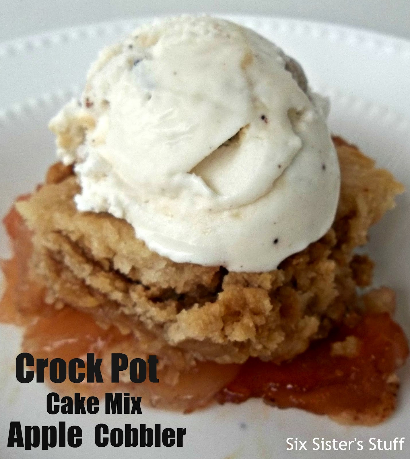 Slow Cooker Desserts Using Cake Mixes
 Slow Cooker Cake Mix Apple Cobbler Six Sisters Stuff