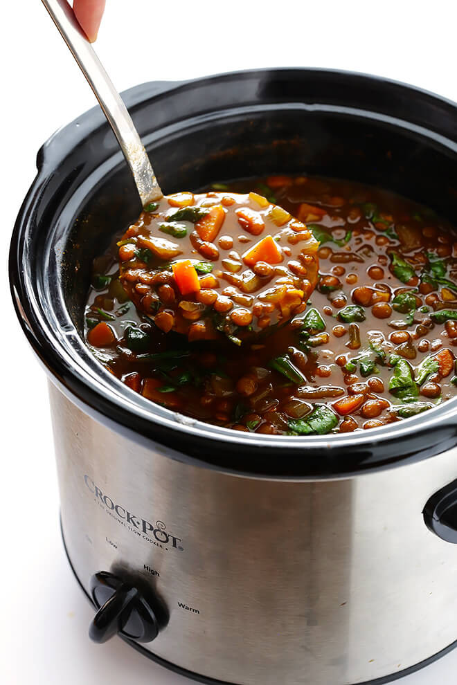 Slow Cooker Lentil Recipes
 Slow Cooker Curried Lentil Soup