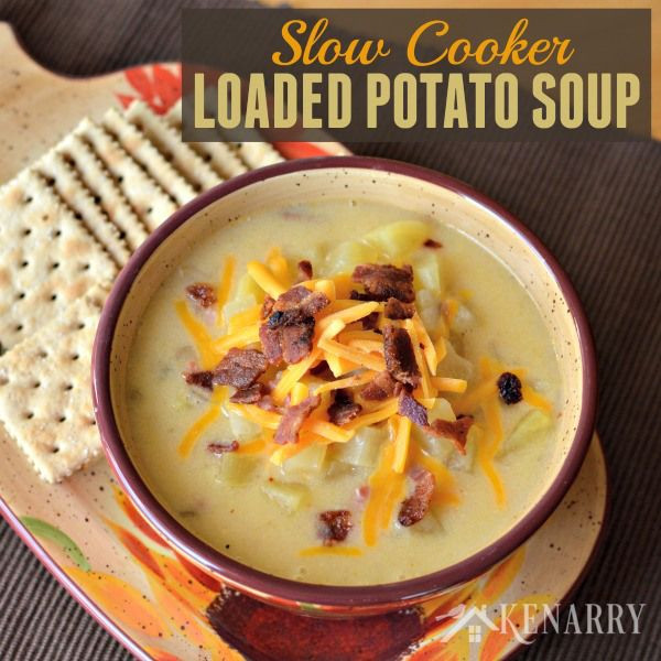 Slow Cooker Loaded Potato Soup
 Slow Cooker Loaded Potato Soup Belle of the Kitchen