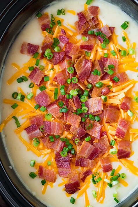 Slow Cooker Loaded Potato Soup
 Slow Cooker Loaded Potato Soup Cooking Classy