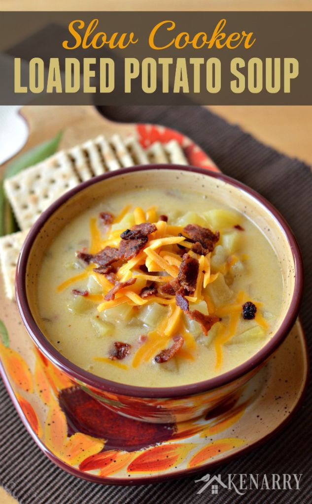 Slow Cooker Loaded Potato Soup
 Slow Cooker Loaded Potato Soup Belle of the Kitchen