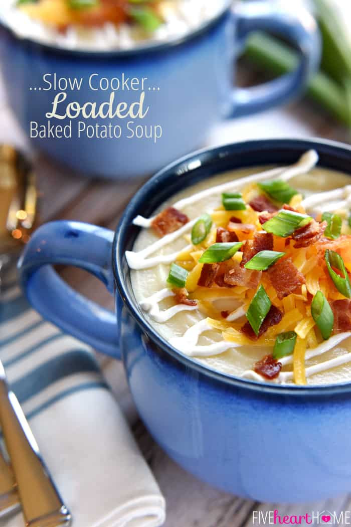 Slow Cooker Loaded Potato Soup
 The Better Baker Slow Cooker Loaded Potato Soup Guest