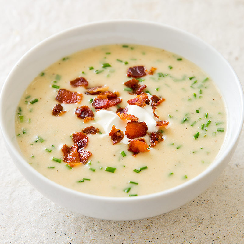 Slow Cooker Loaded Potato Soup
 Slow Cooker Loaded Baked Potato Soup