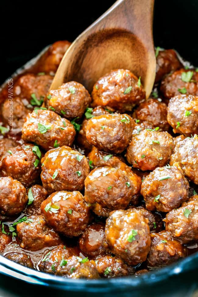 Slow Cooker Meatball Appetizer
 Slow Cooker Honey Buffalo Meatballs