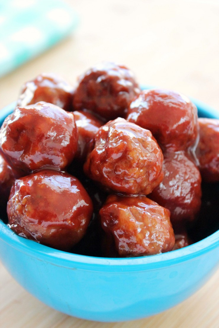 Slow Cooker Meatball Appetizer
 Slow Cooker Party Meatballs Life Love Liz