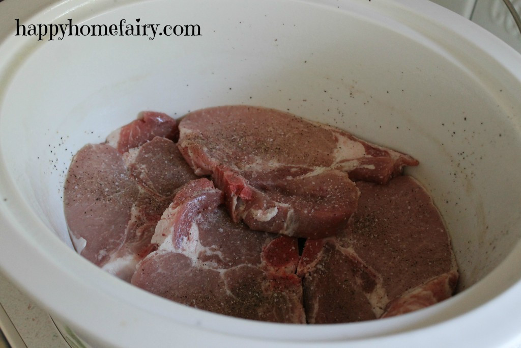 Slow Cooker Pork Chops With Apples
 Recipe Slow Cooker Pork Chops with Apple Chutney Happy