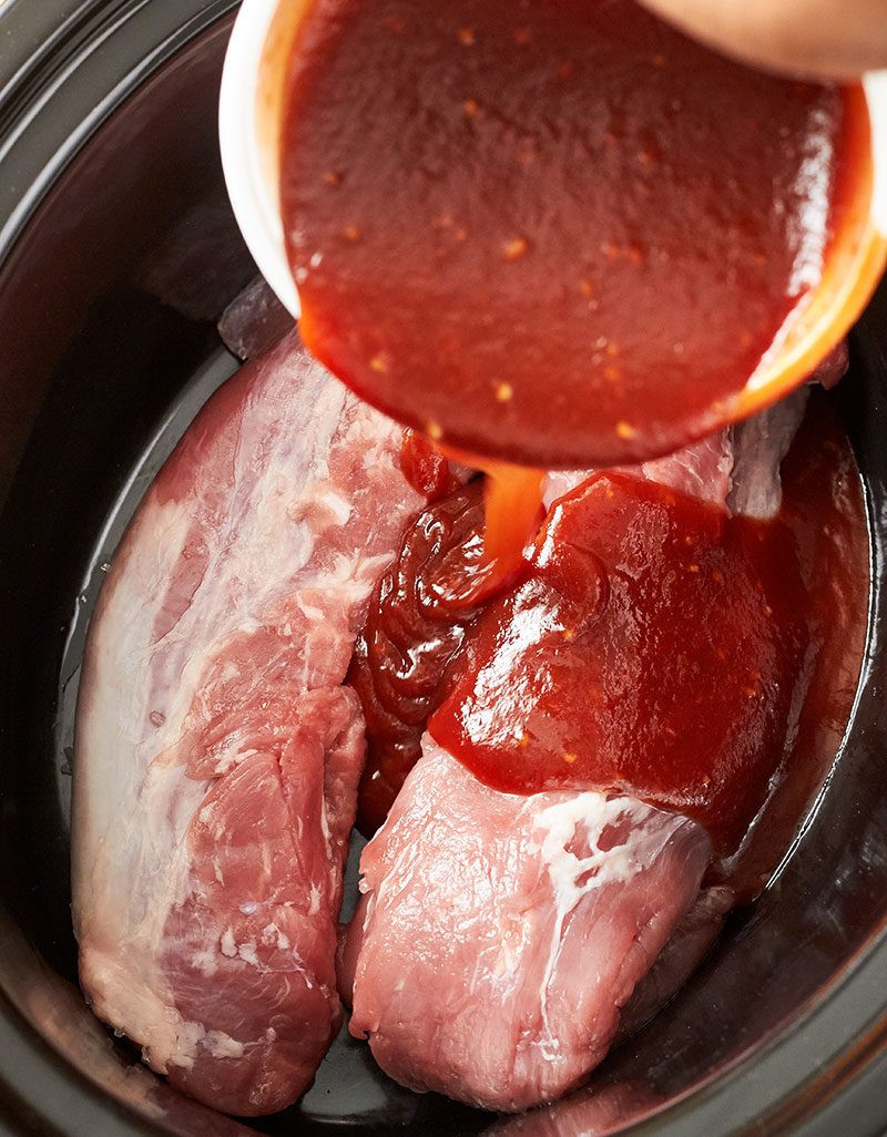 Slow Cooker Pulled Pork Tenderloin
 Slow Cooker Honey Garlic BBQ Pork Tenderloin — Eatwell101