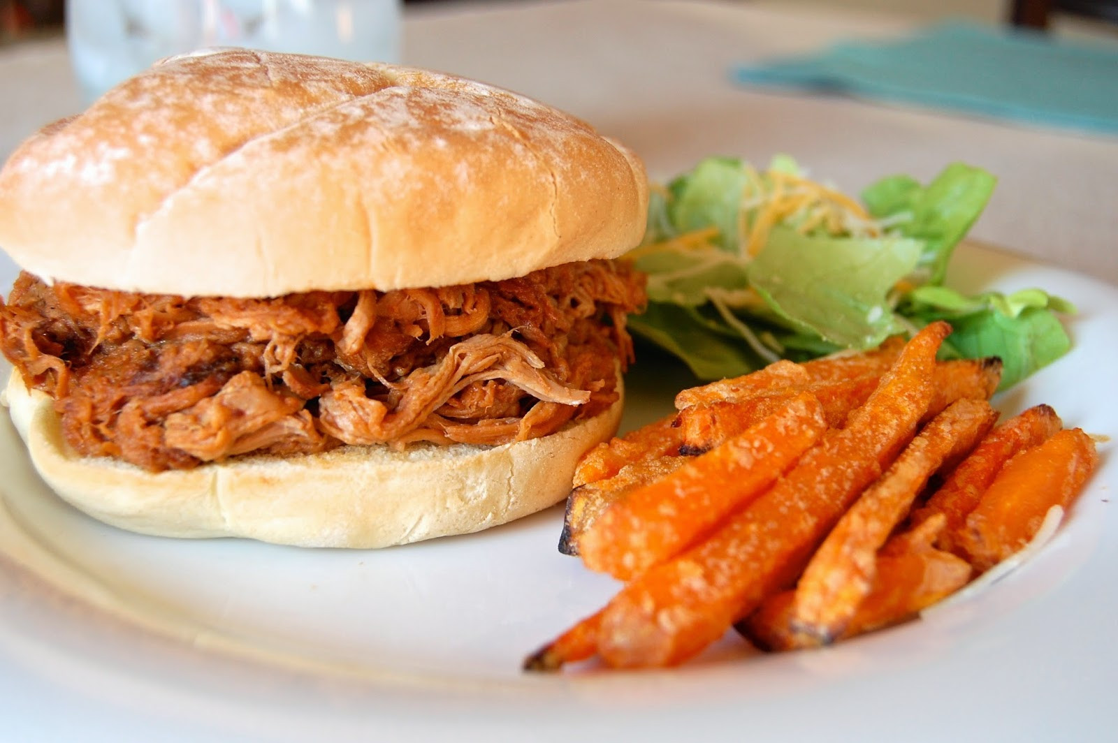 Slow Cooker Pulled Pork Tenderloin
 Much Kneaded Slow Cooker Pulled BBQ Pork Tenderloin