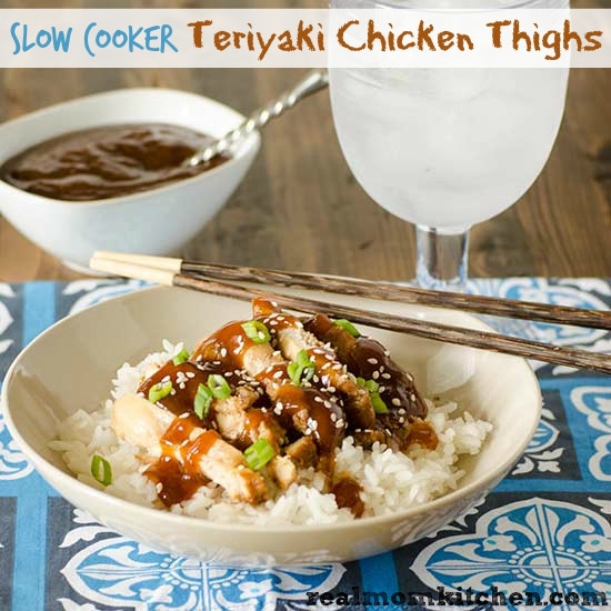 Slow Cooker Teriyaki Chicken Thighs
 Slow Cooker Teriyaki Chicken Thighs