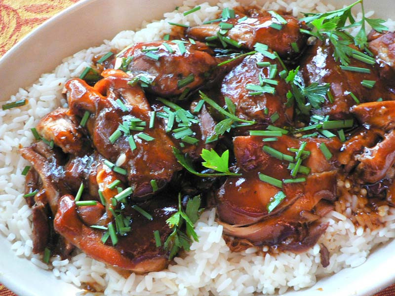 Slow Cooker Teriyaki Chicken Thighs
 The Little Waffleflower Food Friday Crock Pot Teriyaki