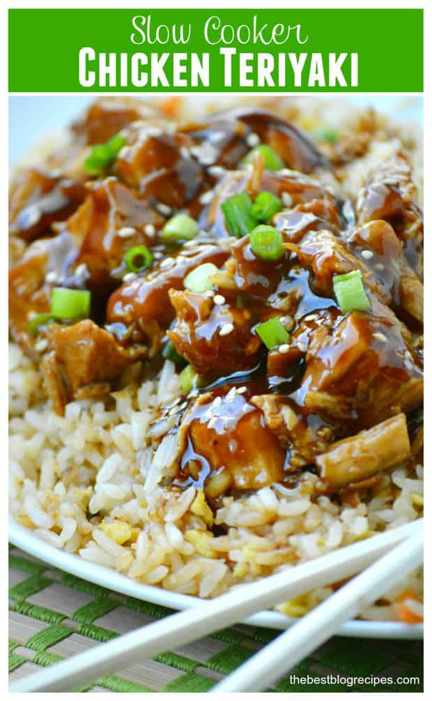 Slow Cooker Teriyaki Chicken Thighs
 chicken teriyaki slow cooker