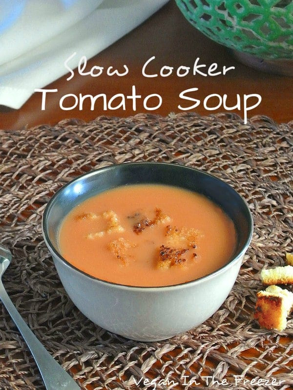 Slow Cooker Tomato Soup
 No More Manic Monday Meal Plan LemonsforLulu